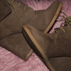 Wedge booties